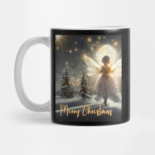 Angel Fairy on the Christmas Day - Holy Xmas Night Mug